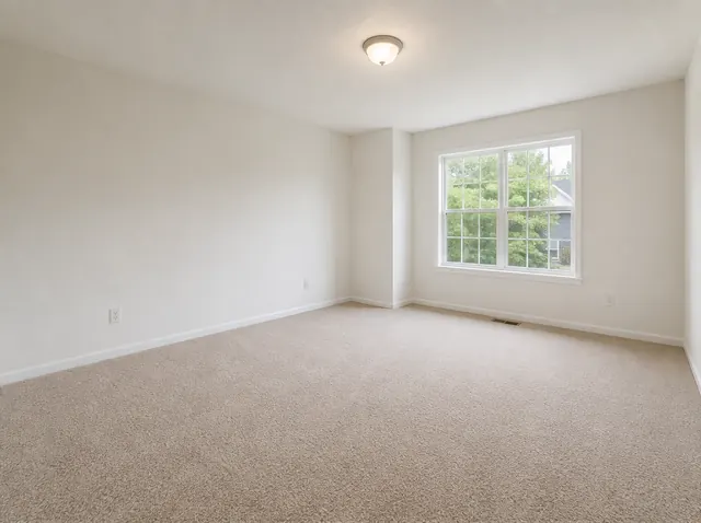 Before: Carpeted bedroom
