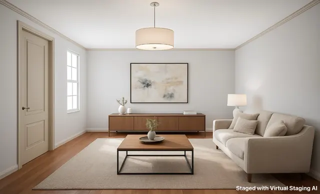 After: Living room from a bare shell