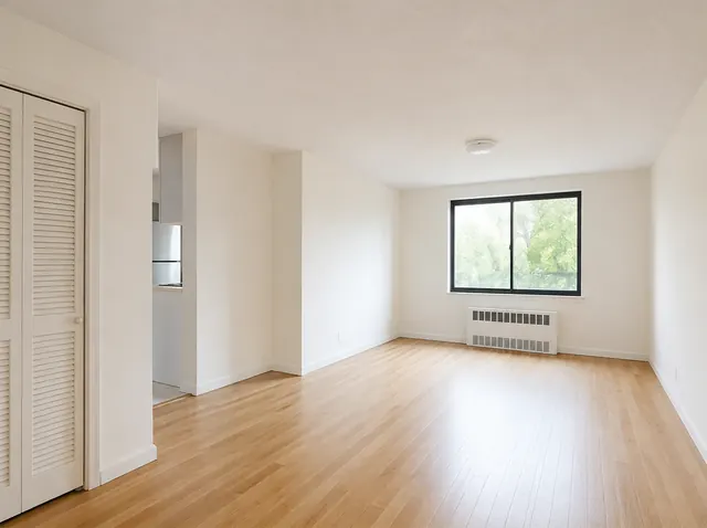 Before: Studio apartment with three zones